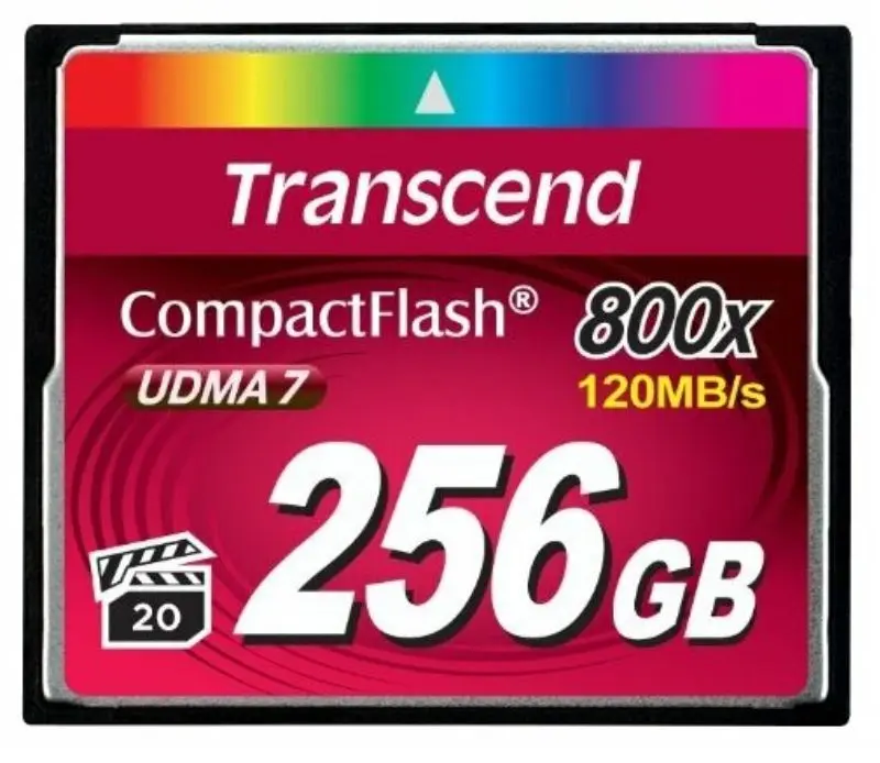 Card memorie Transcend CompactFlash 256Gb 800x (TS256GCF800)