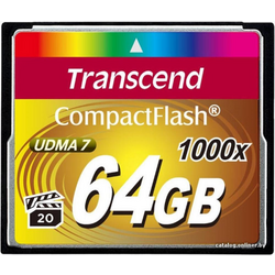Card memorie Transcend CompactFlash 64GB (TS64GCF1000)