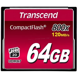 Card de memorie Transcend CompactFlash 800X 64GB (TS64GCF800)