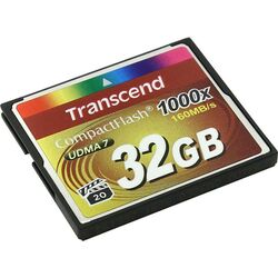 Card memorie Transcend Hi-Speed 1000X CompactFlash 32Gb (TS32GCF1000)