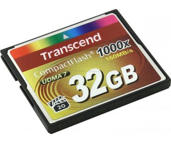 Card memorie Transcend Hi-Speed 1000X CompactFlash 32Gb (TS32GCF1000)