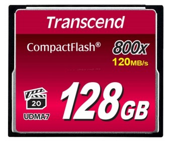 Card memorie Transcend Hi-Speed 800X CompactFlash Card 128Gb (TS128GCF800)