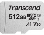 Card memorie Transcend High Endurance 300S microSDXC 512GB Class10 U3 + SD adapter