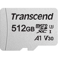 Card memorie Transcend High Endurance 300S microSDXC 512GB Class10 U3 + SD adapter