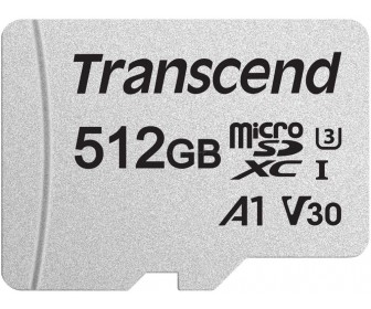 Card memorie Transcend High Endurance 300S microSDXC 512GB Class10 U3 + SD adapter