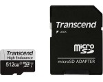 Карта памяти Transcend MicroSD 512GB Class 10 UHS-I + SD adapter (TS512GUSD350V)