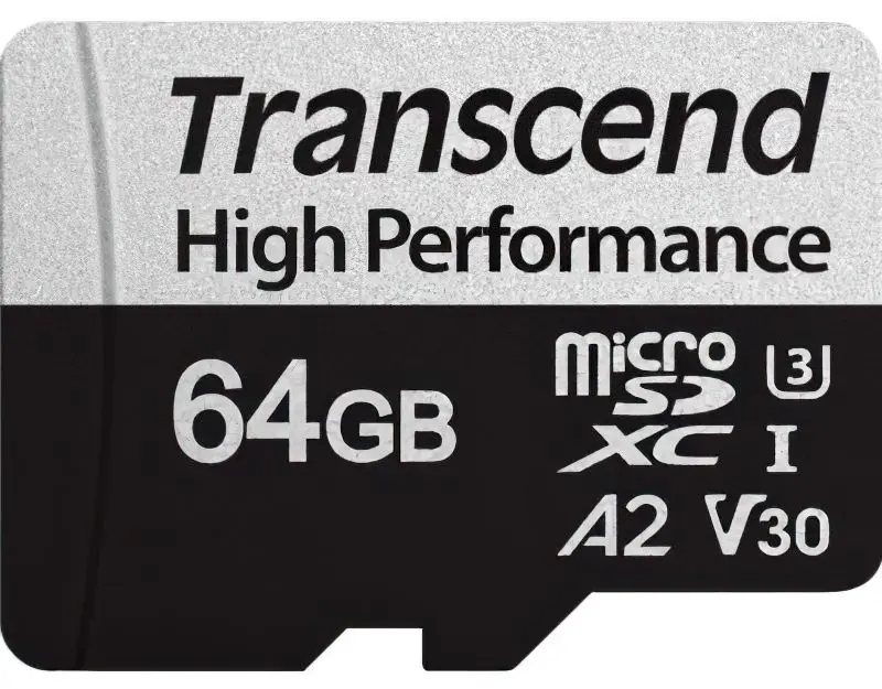 Карта памяти Transcend MicroSD Class 10 64GB UHS-I U1+SD adapter (TS64GUSD350V)