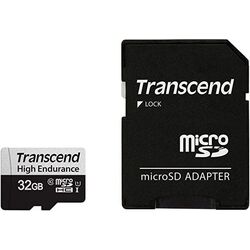 Card de memorie Transcend MicroSDHC 350V 32GB Class 10 UHS-I U1 +SD adapter