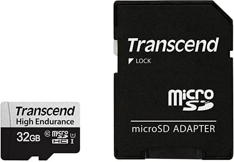 Card de memorie Transcend MicroSDHC 350V 32GB Class 10 UHS-I U1 +SD adapter