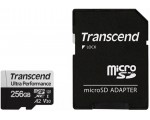 Card de memorie Transcend microSDXC 340S 256GB Class 10 UHS-I U3 + SD adapter