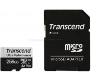 Card de memorie Transcend microSDXC 340S 256GB Class 10 UHS-I U3 + SD adapter