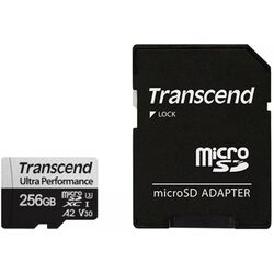 Card de memorie Transcend microSDXC 340S 256GB Class 10 UHS-I U3 + SD adapter