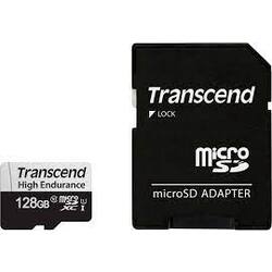 Card de memorie Transcend MicroSDXC 350V 128GB Class 10 UHS-I U1 +SD adapter