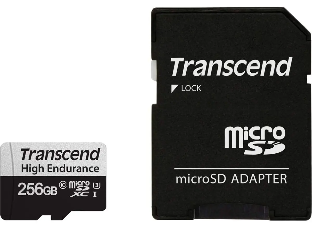 Card de memorie Transcend MicroSDXC 350V 256GB Class 10 UHS-I U3 +SD adapter
