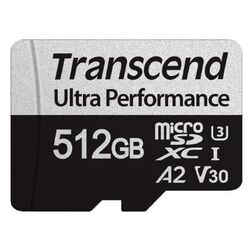 Карта памяти Transcend USD340S microSDXC 340S 512GB Class 10 + SD adapter Thumb