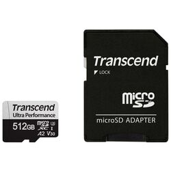 Card memorie Transcend USD340S microSDXC 340S 512GB Class 10 + SD adapter
