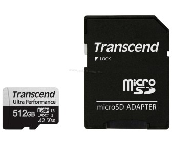 Card memorie Transcend USD340S microSDXC 340S 512GB Class 10 + SD adapter