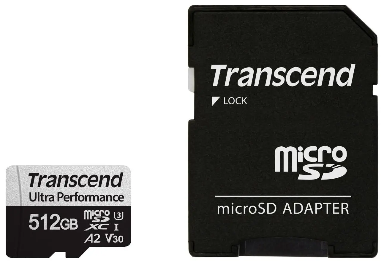 Карта памяти Transcend USD340S microSDXC 340S 512GB Class 10 + SD adapter