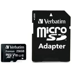 Карта памяти Verbatim 44087 microSDXC 256Gb class 10 Thumb