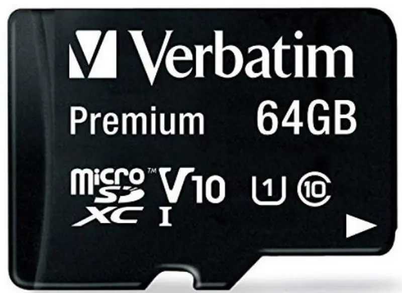 Card de memorie Verbatim Premium microSDXC 64GB Class 10 A1 UHS-I + SD adapter