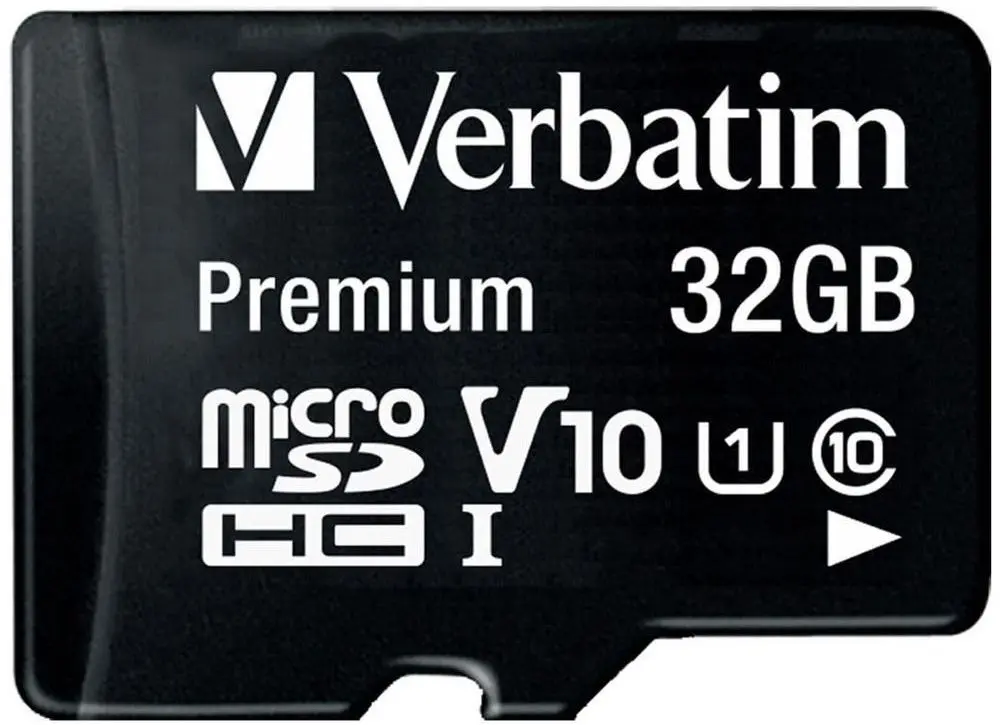 Карта памяти Verbatim Premium U1 MicroSDHC 32GB Class 10 (44013)