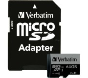 Card memorie Verbatim 47042 microSDXC 64Gb Сlass 10 U3 UHS-I V30 + SD Adapter