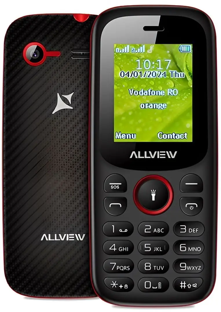 Telefon mobil Allview L802 (Black/Red)