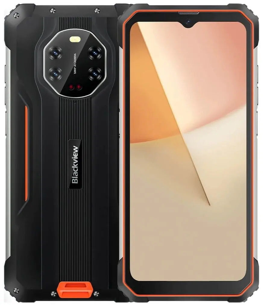 Мобильный телефон Blackview BL8800 Duos 8GB/128GB (Black/Orange) - 5