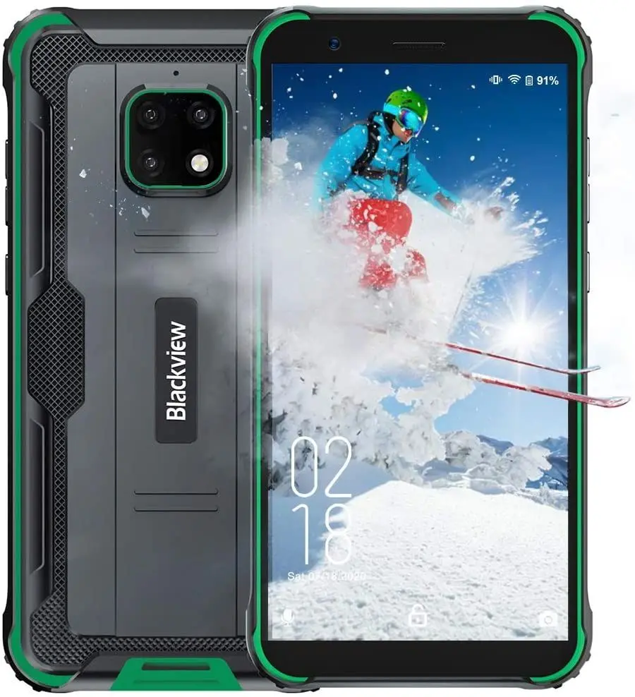 Telefon mobil Blackview BV4900 Duos 3GB/32GB (Black/Green) - 3