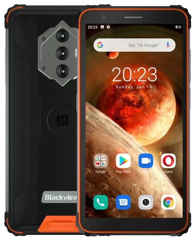 Telefon mobil Blackview BV6600 Dual 4GB/64GB (Black/Orange)