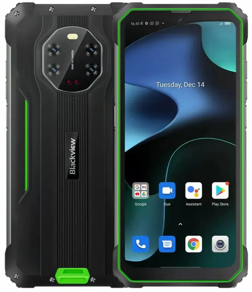 Мобильный телефон Blackview BV8800 Dual 8GB/128GB (Black/Green) - 6