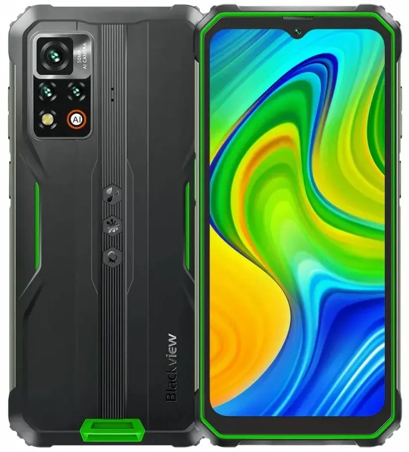 Мобильный телефон Blackview BV9200 Dual 8GB/256GB (Black/Green) - 4