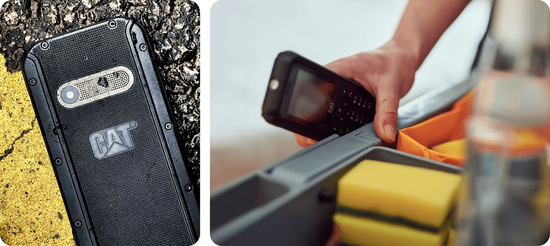 Telefon mobil Caterpillar CAT B40 Dual (Black)