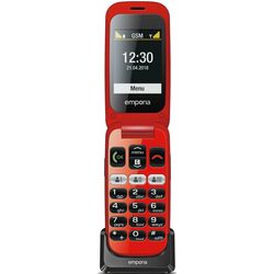 Telefon mobil Emporia One V200 (Black/Red) Thumb