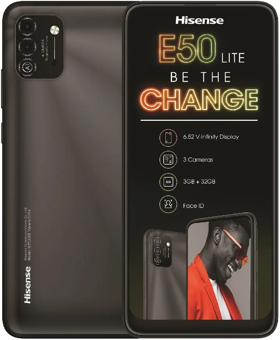 Telefon mobil Hisense E50 Lite 3GB/32GB (Charcoal Black)