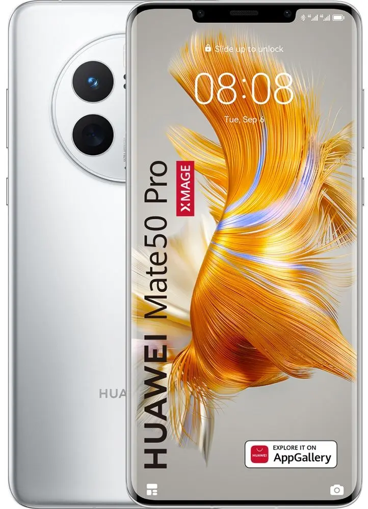 Telefon mobil Huawei Mate 50 Pro Dual 8GB/256GB (Silver)