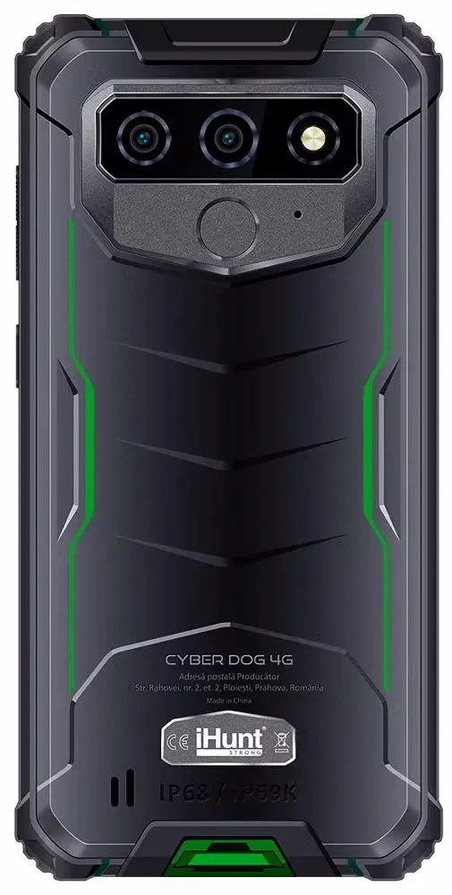 Telefon mobil iHunt Cyber Dog 4G Duos 4GB/32GB (Black/Green) - 2