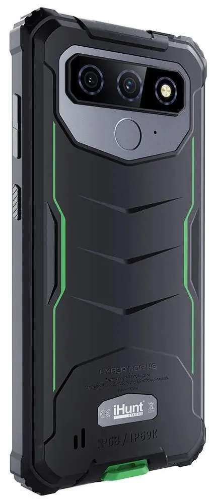 Telefon mobil iHunt Cyber Dog 4G Duos 4GB/32GB (Black/Green) - 4