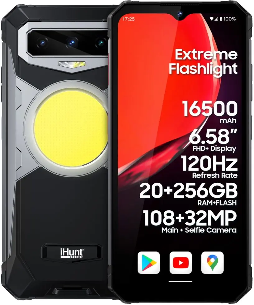 Мобильный телефон iHunt P25000 Xtreme Dual 4GB+8GB Virtual/256GB (Black) - 2