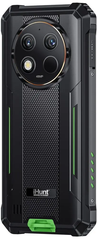Мобильный телефон iHunt Titan P15000 Ultra Dual 8GB+7GB Virtual/256GB (Black/Green) - 2