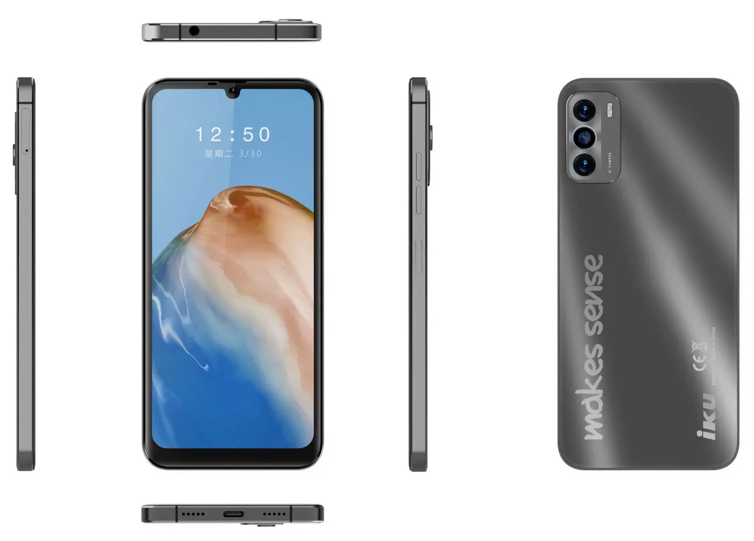 Telefon mobil IKU X8 Dual 7GB/128GB (Midnight Gray)