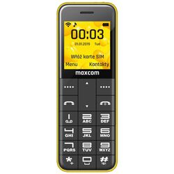 Мобильный телефон Maxcom Classic MM111 (Black/Yellow)