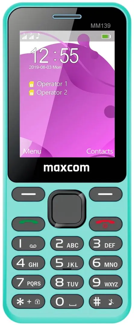 Мобильный телефон Maxcom Classic MM136 (Mint)