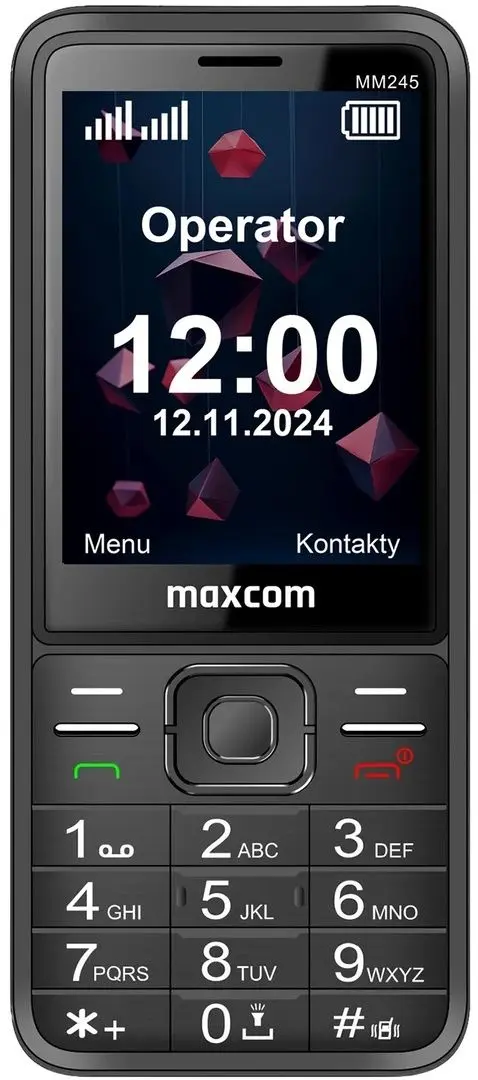 Мобильный телефон Maxcom Classic MM245 4G (Black)