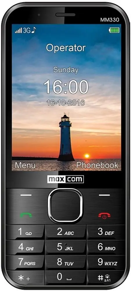 Мобильный телефон Maxcom Classic MM330 (Black)