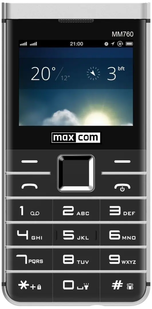 Мобильный телефон Maxcom Comfort MM760 Duos (Black)