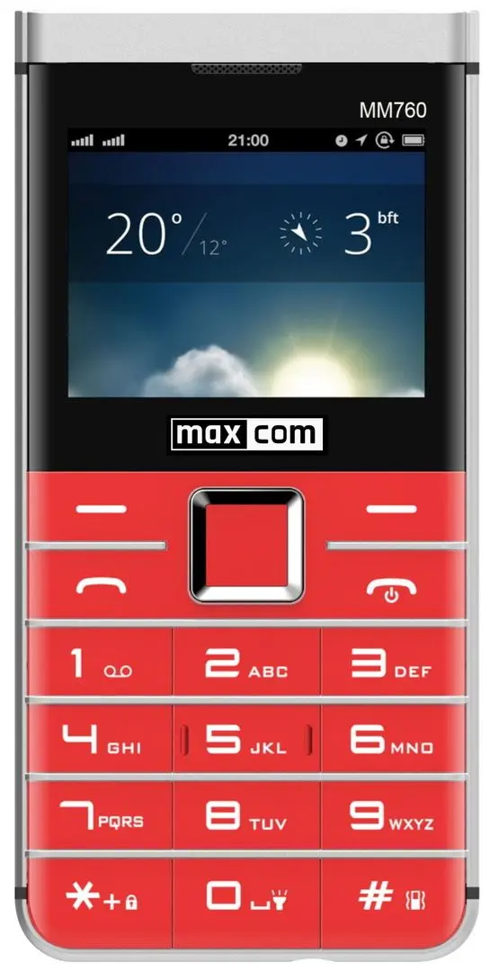 Мобильный телефон Maxcom Comfort MM760 Duos (Red)