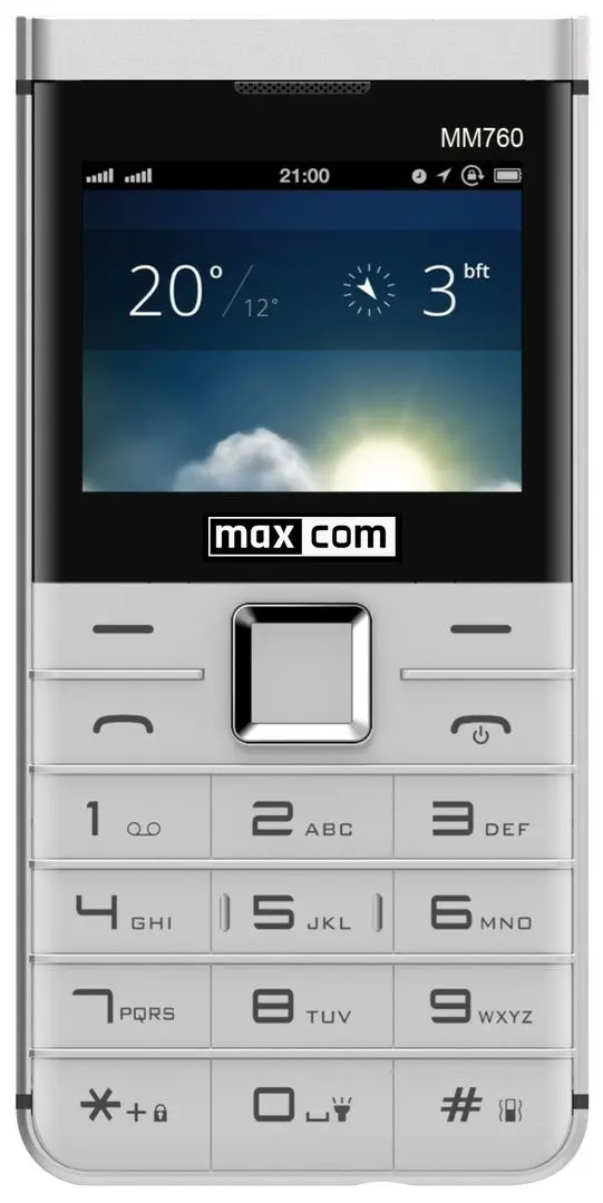Мобильный телефон Maxcom Comfort MM760 Duos (White)