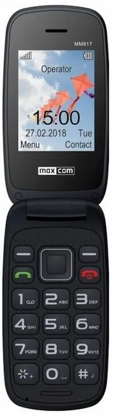Telefon mobil Maxcom Comfort MM817 Dual (Black)
