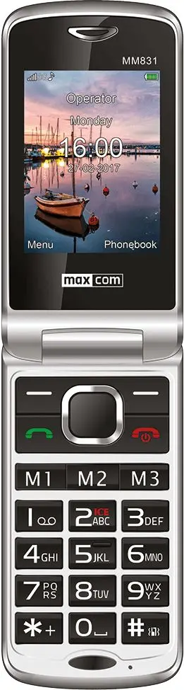 Мобильный телефон Maxcom Comfort MM831 (Black/Silver)